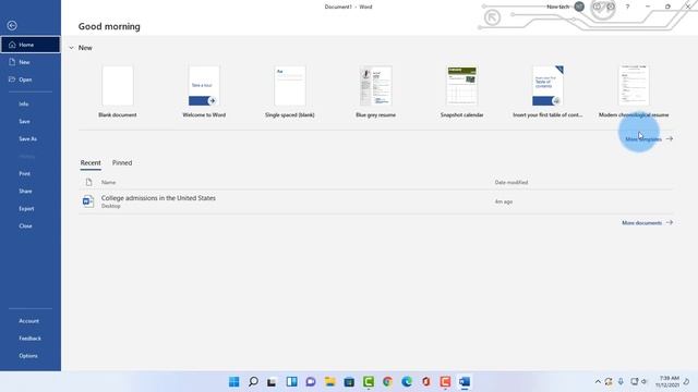 How to disable Microsoft Word default startup screen смотреть онлайн