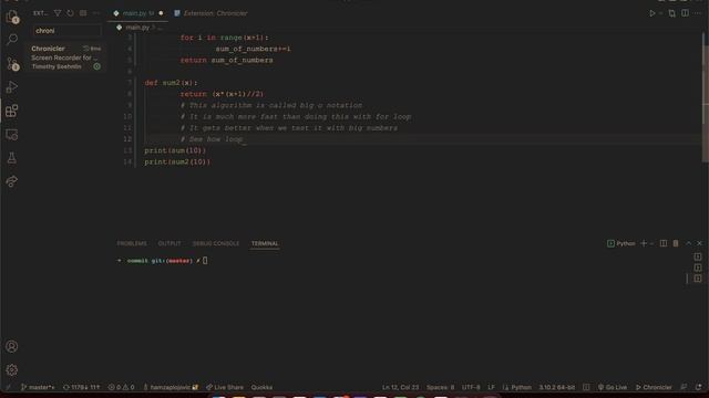Sum of numbers Python смотреть онлайн
