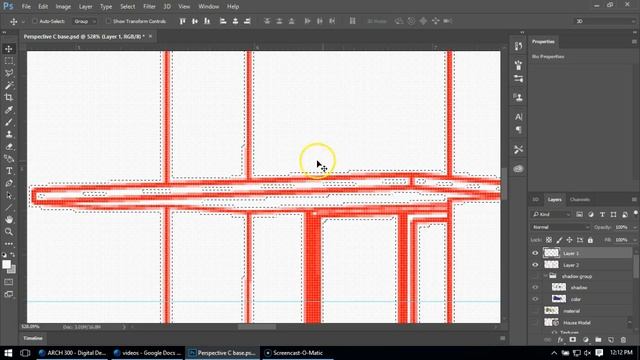 Chaning a lines color and line thickness in Photoshop смотреть онлайн