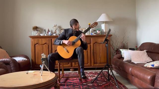 Cello Suite No. 1 in G major, BWV 1007 for guitar. Johann Sebastian Bach смотреть онлайн