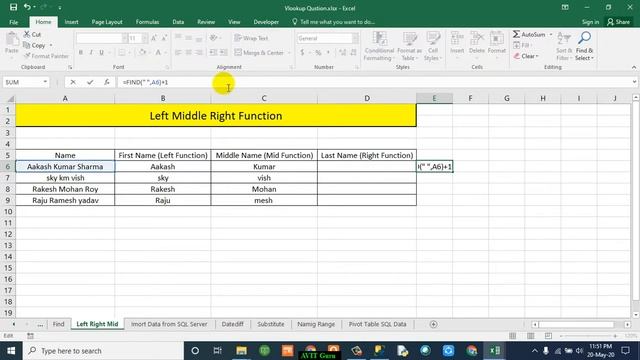 How to use MID and FIND Function in Excel? смотреть онлайн