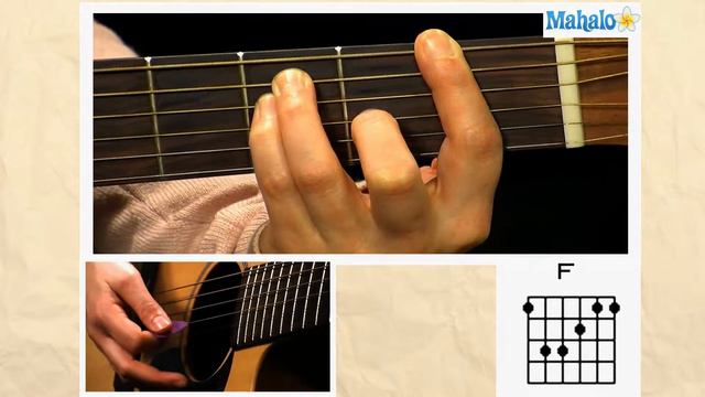 How to Play an F Major Chord on Guitar смотреть онлайн