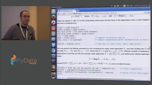 Steve Taylor: Correlation Matrix Filtering and Asset Allocation with Python смотреть онлайн