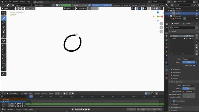 Blender Grease Pencil | Beginners Tutorial | Part 2 | Strokes смотреть онлайн