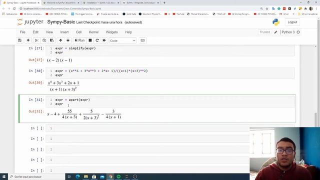 Inicio rápido y sencillo con la librería Sympy Python / Nivel Basico смотреть онлайн