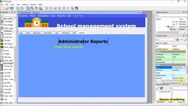 18. Build Complete School Management Software | Python PyQt5 SQL смотреть онлайн