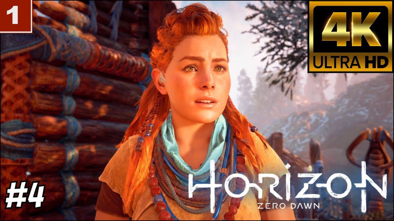 4K Horizon Zero Dawn gameplay Часть 4 смотреть онлайн