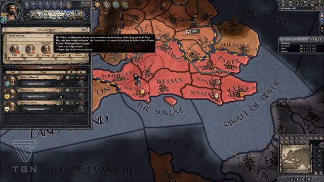 Let's Play Crusader Kings II The Cathar Rebellion Part 1 смотреть онлайн