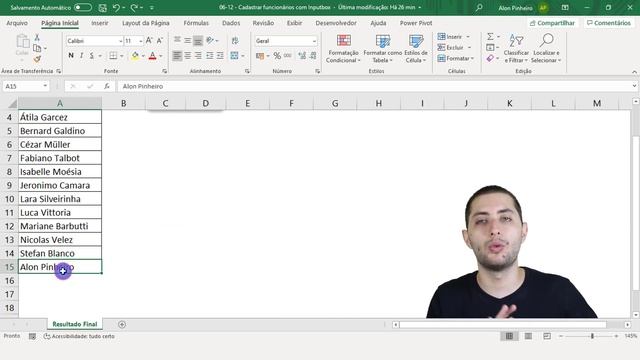 Cadastro de Funcionários (Automático) com InputBox no VBA смотреть онлайн