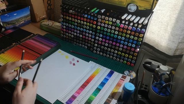 matching Castle Art to Faber Castell colour pencils смотреть онлайн