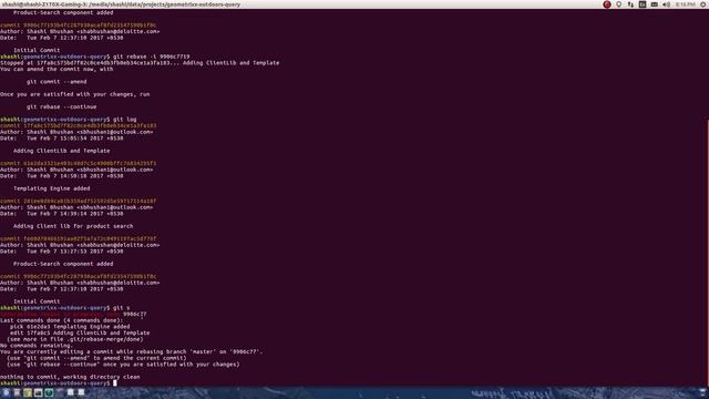 Git - Interactive Rebase смотреть онлайн