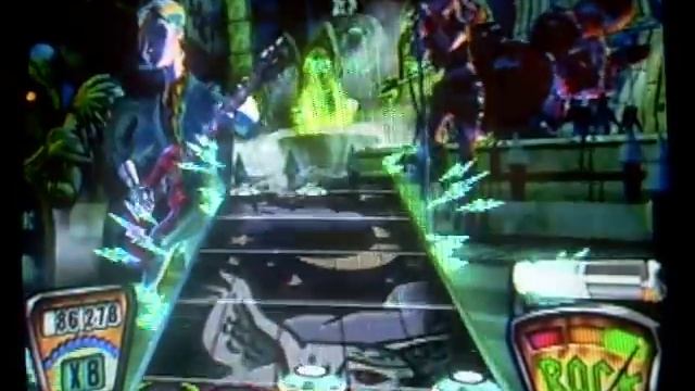 Guitar Hero Encore Rock The 80's Scandal The Warrior Hard 100 % On Guitar Controler PS2 смотреть онлайн