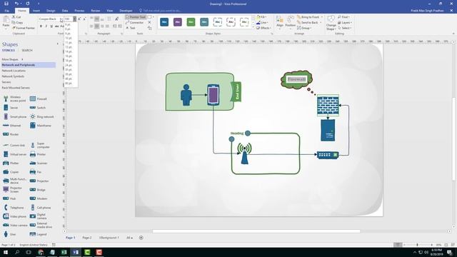 MS Visio Tutorial - Lesson 21 - Working with Text смотреть онлайн