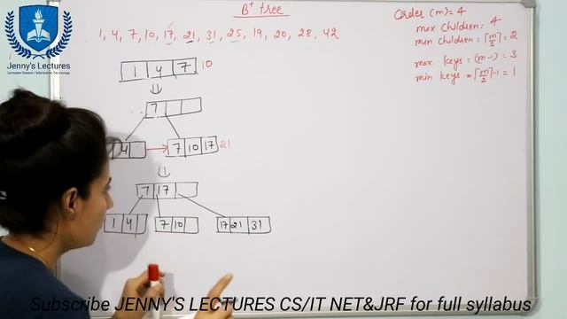 5.29 B+ Tree Insertion | B+ Tree Creation example | Data Structure Tutorials смотреть онлайн