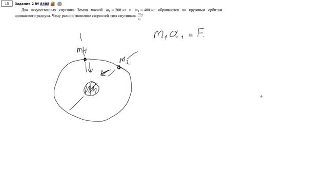 Задание 2 ЕГЭ по физике. Закон всемирного тяготения смотреть онлайн