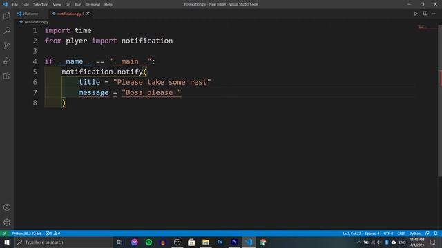 Make Notification System using python [Bangla] | Nakibul Islam смотреть онлайн
