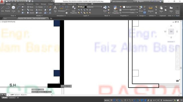 AUTOCAD # 370 Layout Plans of Three Story Plaza Size 25' x 105' смотреть онлайн