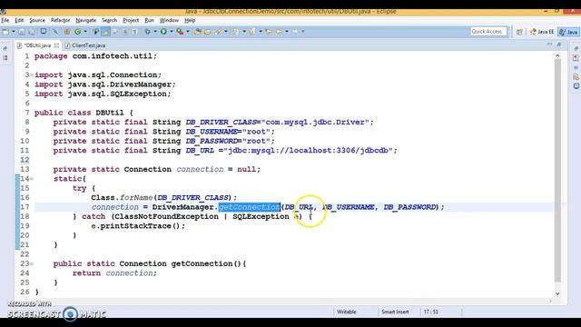 4.JDBC:Database connection Practical Example |How to make connection between jdbc and Mysql смотреть онлайн