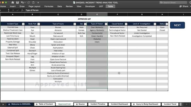 New HSE Incident Trend Analysis Tool смотреть онлайн