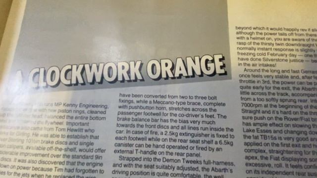 A Flick Through The June 1988 Edition Of CCC Magazine, With Fiat 131 Abarth Circuit Racer.