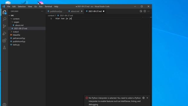 Using the Pelican static site generator смотреть онлайн