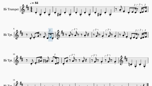 Trumpet Sheet Music: How to play Temmie Village (Undertale) by Toby Fox смотреть онлайн