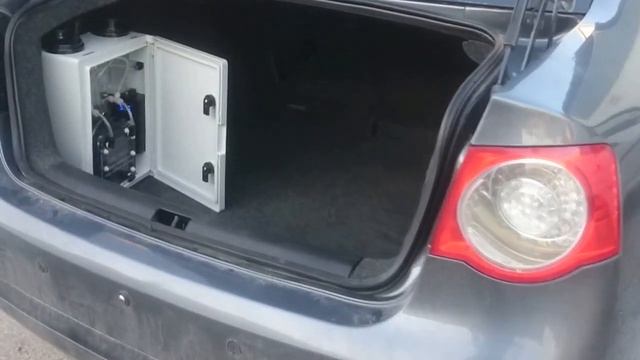 PURE HYDROGEN ON VW JETTA 2,0 TDI, WATER POWERED VW смотреть онлайн