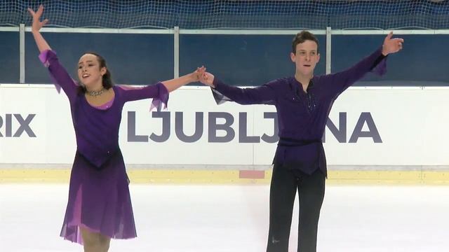 Nosovitskaya Mariia / Nosovitskiy Mikhail (ISR) | Ice Dance Free Dance | Ljubljana 2018 смотреть онлайн