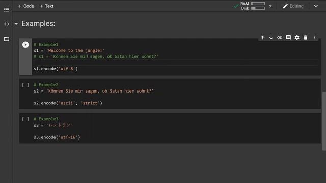 Python encode() string method смотреть онлайн