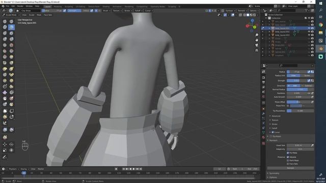 9. Blender 3.0 Character Modeling Tutorial - High Poly M