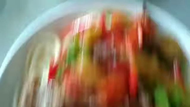 Чезыру лагман. Подлив из баклажанов, с мясом и овощами. смотреть онлайн