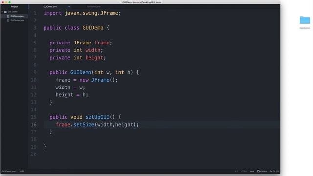 Java GUI (Swing) Tutorial for Beginners | Getting Started | Part 1 смотреть онлайн