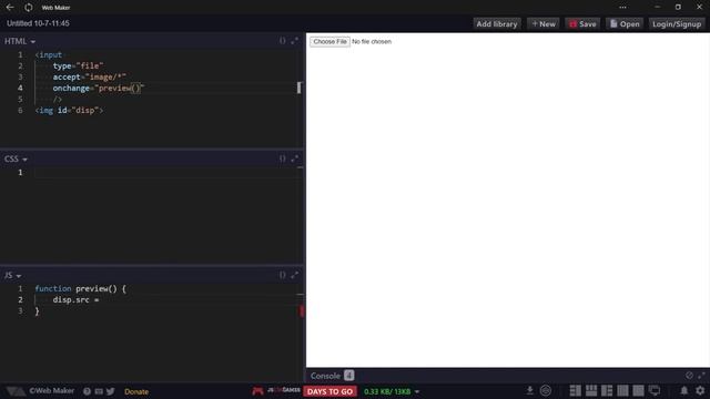 How to preview image without uploading in html and JavaScript смотреть онлайн