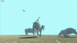 Мегалодон против Медведя | Animal Revolt Battle Simulator