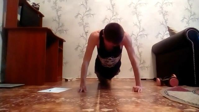 Как увеличить количество отжиманий! Практика 2 день смотреть онлайн