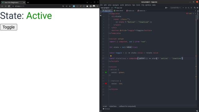 Vue js - Ep. 4 Computed properties смотреть онлайн