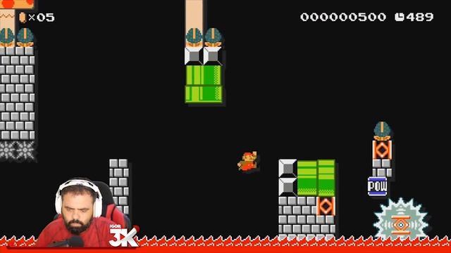 O QUE FAZER QUANDO O CHAO É LAVA? - Super Mario Maker смотреть онлайн