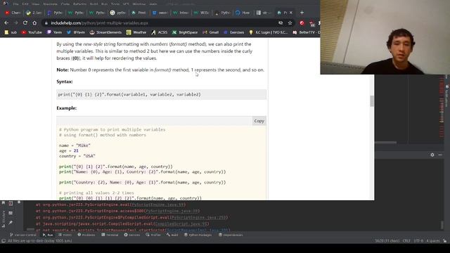 more debugging of simple multi purpose npc python script смотреть онлайн