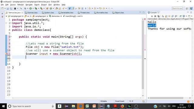Java #21 DataOutputStream, DataInputStream, Scanner for reading file data - CSE1007 смотреть онлайн