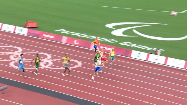 Men's 100m - T63 | Final | Athletics | Tokyo 2020 Paralympic Games смотреть онлайн