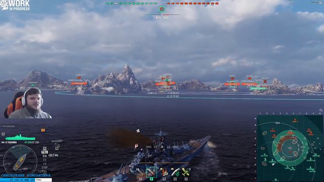 ЛИНКОР YASHIMA🐙510ММ УЖАСА! смотреть онлайн