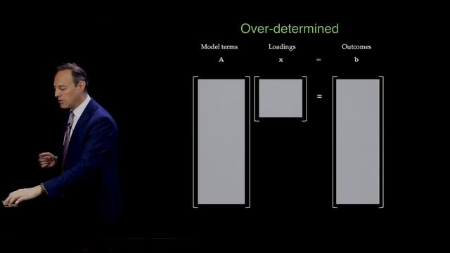 Regression and Ax = b: Over- and under-determined systems смотреть онлайн