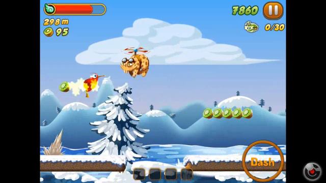 Kiwi Dash - iPhone/iPod Touch/iPad - Gameplay смотреть онлайн