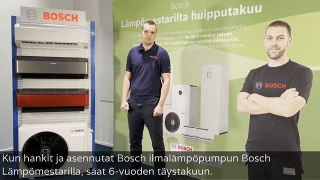 Tyylikkäät Bosch Climate Class 6101i ja 8101i -ilmalämpöpumput смотреть онлайн