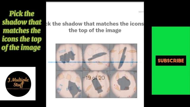 Pick the Shadow that matches the icons the top of the image#2captcha#tips #tricks#jmultiplestuff смотреть онлайн