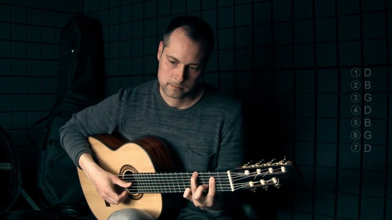 "Бери шинель, пошли домой" на гитаре. С Днём Победы! Семиструнная гитара. смотреть онлайн