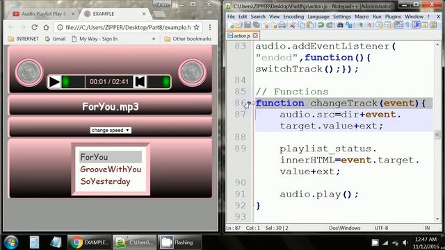 Choose Song With Styled Select And JavaScript смотреть онлайн