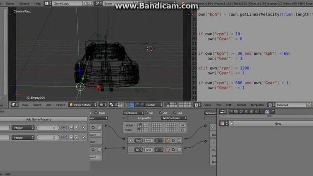 Blender Game Engine Car Sound Update (Download) смотреть онлайн