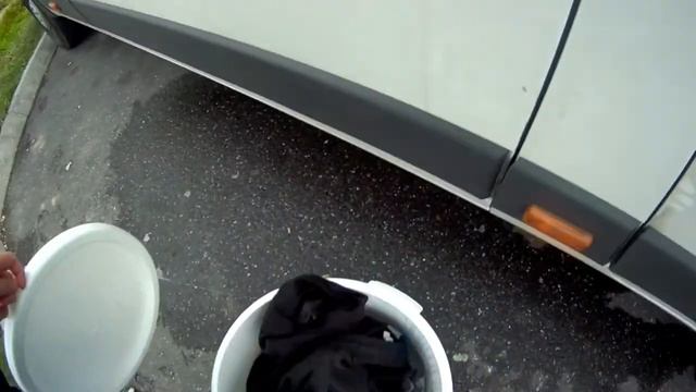 СТИРКА ВЕЩЕЙ В ДОРОГЕ! Германия - Австрия паркинг... смотреть онлайн