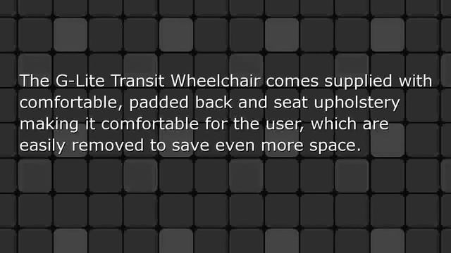 Excel G-Lite Wheelchair from Vanos Medical смотреть онлайн